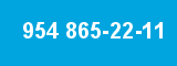 954 865-22-11